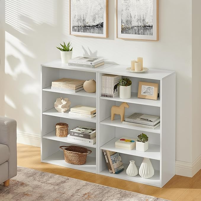 71" Durable Jewelry Armoire Organizer, Bedside Table with Adjustable, Vanity Organizer with Storage for Home Office, White