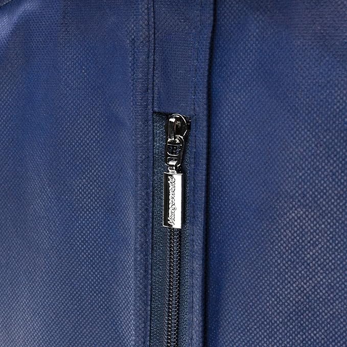 HANGERWORLD 40inch Garment Bag Suit Bags for Closet Storage Breathable Clothes Cover Dust Protector (3, Blue)