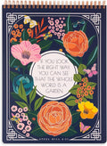 Steel Mill & Co Large Top Spiral Notebook College Ruled, 11" x 8.5" with Durable Hardcover and 160 Lined Pages (The Secret Garden)