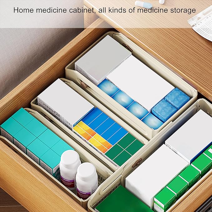 AYNEFY Retractable Storage Bin,Expandable Stackable Closet Pantry Organization Box Kitchen Fridge Drawer Container Foldable Storage Basket for Clothes Toys Books Snack Shoes