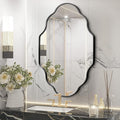 Dorlicecass Wall Mirror for Bathroom - Black Mirror Wall Decor 24" x 36"Modern Mirror Wall Decor with Aluminum Alloy Frame for Bathroom, Bedroom, Living Room, Dining Room, Cloakroom, Entryway