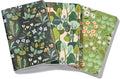 High Note Textured Greenery Composition Notebook Journal, 3 Pack, 5.75" x 8.25", 64 Wide Ruled Pages, Small Notebooks for School, Journaling, Writing, Planner, by Carrie Shryock
