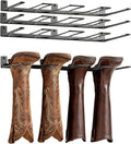 ORLESS Wader Hangers 8-Pair Boot Rack Garage Storage, Cowboy Boot Holder, Metal Wire Organizer for Entryway