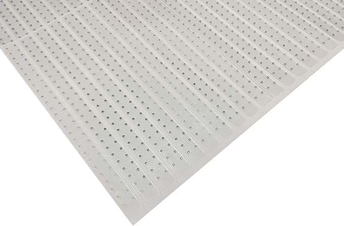 Sweet Home Stores Clear Vinyl Long Carpet Runner Protector, Waterproof Hallway Runner with Gripper Backing for High-Traffic Areas – Trim-to-Fit, 2'2" x 12'