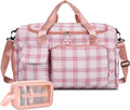 Small Gym Bag for Women, Travel Duffle Bag Carry On Weekender Bag with Shoe Compartment
