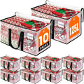 RoomHacks Clear Moving Bags Heavy Duty Extra Large, Moving Supplies with Reinforced Handle and Double Zipper, Storage Bags for Moving Essential, Packing tote Alternative to Moving Box(10 Packs, Clear)