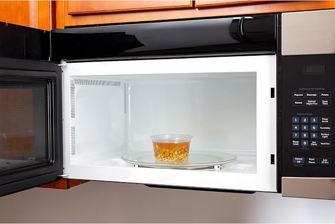 DuraHome Deli Containers with Lids 12 oz. Leakproof 40 Pack BPA-Free Plastic Microwaveable Clear Food Storage Container Premium Heavy-Duty Quality, Freezer & Dishwasher Safe (12 oz.)