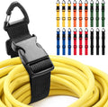 18 Pack 17 Inch Adjustable Extension Cord Holder Organizer with Triangle Clips for Garage Organization and Storage Heavy Duty Extension Cord Hanger for Men Workshop (Multicolor)