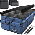 FORTEM Trunk Organizer For SUV Car Trunk Organizer, Foldable Storage, Car Accessories for Women Men, Collapsible Bag, 600D Oxford, Non Slip Bottom, Straps, Soft Cover (85L)
