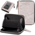 Credit Card Wallet, RFID Card Case Wallet, Zipper Card Cases Holder for Men Women, RFID Blocking, KeyChain Wallet, Compact Size Card Organizer Case for Women