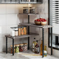 3-Tier Adjustable Countertop Organizer Corner Shelf | Countertop Organizer and Storage Rack for Kitchen, Bathroom, Over Sink, Coffee Bar, Spice Rack, Dresser Table