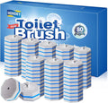 Hohoky 80Pcs Toilet Brush Refills for Disposable Toilet Bowl Brush Scrubber Cleaner Refill Pads,Toilet Brush Replacement Compatible Heads with Most Toilet Brushes Scrubber