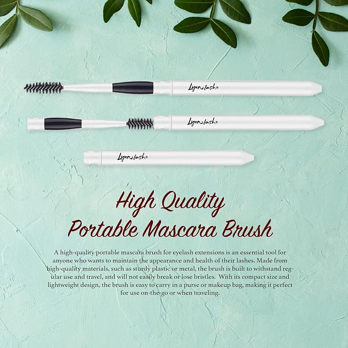 Lyon Lash Eyelash Extension Shampoo (Jasmine), Gentle Formula Paraben & Sulfate Free, Oil Free Foam Cleanser Kit | Remove Eye Makeup & Oil & Dust | Professional Salon And Home Use (60ml + 1 mascara wand + 1 cleansing brush)