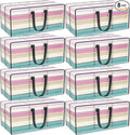Clear Storage Bags with Zipper, Large Moving Bags Heavy Duty Extra Large, Plastic Storage Totes for Clothes, College dorm Packing Bag with Strong Handles