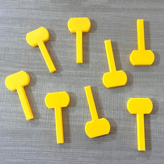 8 PCS Anti-Wobble Inserts Compatible with Dewalt Toughsystem 2.0 Tool Storage Drawer Boxes, Accessories Compatible for Dewalt Toughsystem 2.0 (Yellow)