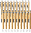 20 Pcs Bible Verse Pens Christian Gifts Bulk Bamboo Christian Pen 1 mm Inspirational Bible Scripture Pens for Women Men Office Back to School Religious Gifts (Classic, 20)