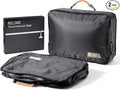 Relime Apex Series Vacuum Bags for Travel Luggage, 180° Open, Reusable Compression Bags for travel Pack, Vacuum Seal Packing Cube for Cloth (2Large No Pump)