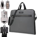 BESMART Garment Bags for Travel, 51" Large Suit Bag for Business Trips | Waterproof,Hangs 3 Suits,Foldable,Wrinkle Free Spacious Luggage Suit Cover,Adjustable Strap,Carry On Flight Approved,Grey