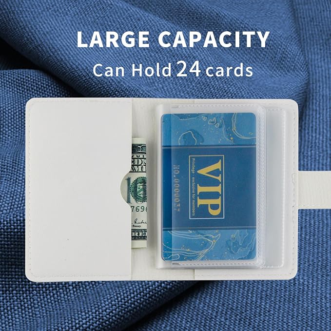 2 Pcs Credit Card Holder and business card holder，Sd Card Holder Each Has 26 Card Organizers, 2024 New Credit Card Holders book for Men and Women.