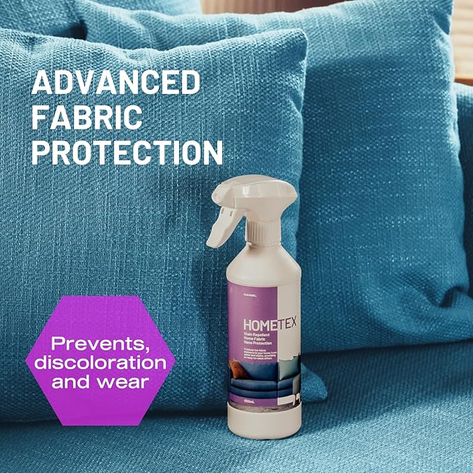 Nasiol HomeTex, Home Textile Nano Protection, Fabric Guard, Upholstery Stain Protector, PFAS Free Formula 17 fl. oz