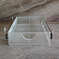Pull Out Closet Drawer for Clothes | Sliding Wire Basket for Wardrobe Cabinets | Roll Out Storage Organizer | Side Mounting | for Home, Kitchen,Pantry