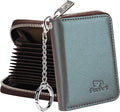 FurArt Zipper Wallet Women, RFID Blocking Credit Card Wallet, Business Card Holder, Compact Size KeyChain Wallet