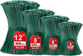 Zip Ties Assorted Sizes(4”+6”+8”+12”), 2000 Pack,Green Cable Ties,Multi-Purpose Self-Locking Nylon Cable Cord Management,Plastic Wire Ties for indoor and outdoor use.