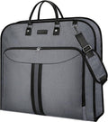 BALEINE Travel Garment Bag, Travel Suit Bag for Men, Water Resistant Carry on Garment Bag for Hanging Clothes, Garment Duffel Bag for Travel Business (Grey, 48")