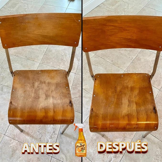 Howard Orange Oil 16 Ounce Two Bottles, Orange Wood Cleaner, Antique Wood Conditioner