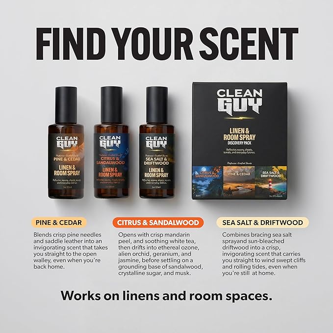 Room Spray | Air Freshener Home Fragrance Odor Eliminator | 3 Pack - Discovery Pack