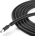 Split Wire Loom 1/4 Inch, 13FT Wire Protector Tubing for Cords | Black Flexible Wire Conduit Cover, Cord Protectors from Pets No Chew Electric Wire Cover