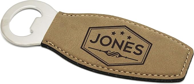 The Wedding Party Store Custom Engraved and Personalized Beer Bottle Opener for Groomsmen Housewarming