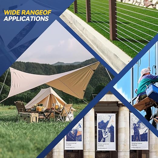 24 Pcs 1/8 inch Wire Rope Clips,Wire Rope Clamp,Cable Clamp | 304 Stainless Steel Smooth Rods for Industry, Metal Working Hobbies and DIY Craft