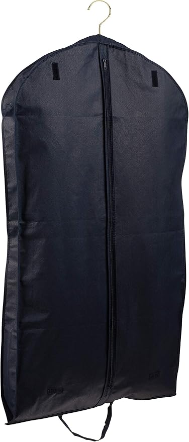 60" Garment Bags for Travel & Hanging Clothes - Suit Covers Garment Bag for Men & Women Dress Bag - Closet Storage Suit Bag, Dress Bags, Coat Storage - Zipper Closure (Black)