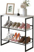 Garden 4 you Shoe Rack for Entryway Closet, Metal Mesh Shoe Organizer | Adjustable