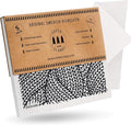 SUPERSCANDI 5 Pack Swedish Dishcloths for Kitchen - 100% Biodegradable & Compostable Reusable Paper Towels Washable, Food-Safe & Without Plastic - Dish Rags for Any Surface, Line Knitting Black