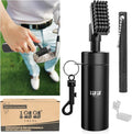 10L0L Golf Club Cleaner Brush, 2-in-1 Golf Club Cleaning Kit Includes Golf Club Brush wtih 5 oz Water Bottle & Groove Sharpener Tool, Essential Golf Accessories & Gifts for Golfers