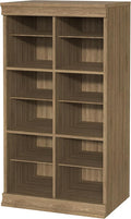 ClosetMaid Modular Storage Stackable 12-Shelf Unit with Dividers, Sand