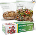 2 Gallon Freezer Bags – 25 Count – Resealable, Double Zipper, Leak Proof, Over 3 Mil Thick 2 Gallon Freezer Bags Heavy Duty