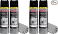 Weiman Stainless Steel Cleaner & Polish Streak-Free Shine - For Refrigerators, Oven, Dishwasher, Stove - 4 Pack Aerosol Spray with Microfiber Cloth Included