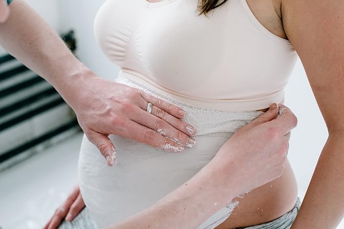 Pearhead Belly Casting Kit, Pregnancy Keepsake Making Kit, Easy DIY Plaster Cast Baby Bump Keepsake, Baby Gift For Expecting Moms and Ideal Nursery Decor, White | Easy DIY Plaster Cast Baby Bump Keepsake, Maternity Craft, Baby Gift For Expecting Moms, ...