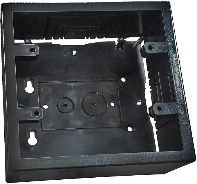 Electriduct 500 Series Raceway Accessory Double Junction Box (Black)