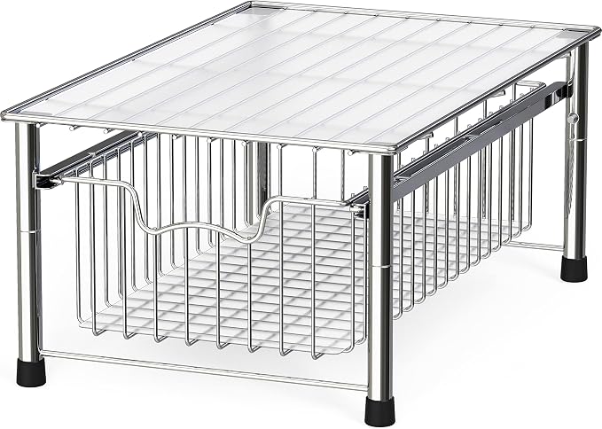 Simple Houseware Pull-Out Cabinet Sliding Basket Bundles