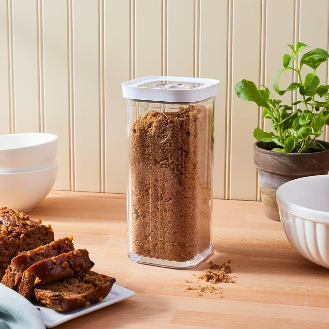 ZWILLING Fresh & Save CUBE Storage Organizer, 3S - 1.25-qt, Pantry Organizers and Storage, Plastic, BPA-Free Airtight Dry Food Storage Container for Storing Brown Sugar, A 2-pound Bag of Rice and more