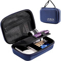 ProCase Diabetes Travel Case for Diabetic Supplies -Navy, Small | Hard Storage Bag for Glucose Meter, Insulin Pen, Test Strips, Syringes, Needles & More; Organizer for Diabetic Care Kits