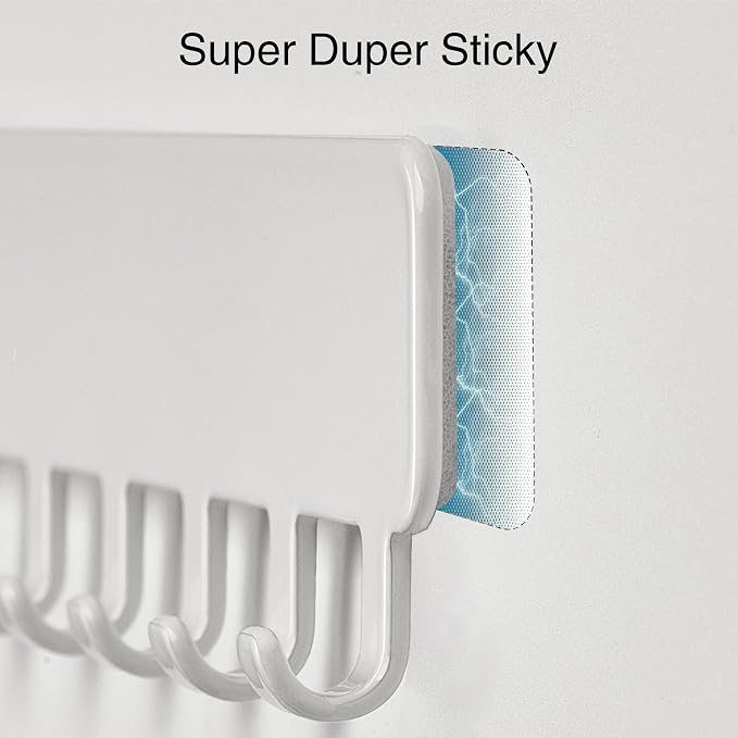bussdis adhesive necklace hook necklace hanging storage white upgrage Extended