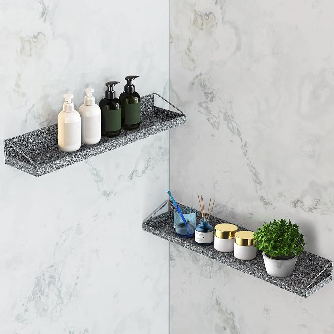 Magnetic Over the Stove Shelf, Extendable（16" to 30" ）Steel Spice Rack Shelf, Above Oven Storage Organizer, Stove Top Shelf for Kitchen Range, Back of Stove & Floating Shelves for Bathroom - Gray