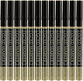 Pilot Gold Metallic Permanent Paint Marker, Extra Fine Point, Dozen Box (41701) Size: Dozen Box (Extra Fine) Color: Gold, Model: 41701, Office/School Supply Store