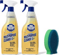 Bar Keepers Friend MORE Spray + Foam Multipurpose Cleaner, 25.4 oz x 2, Surface Cleaner Removes Rust Stains, Mineral Deposits, Soap Scum, Grime & Tarnish