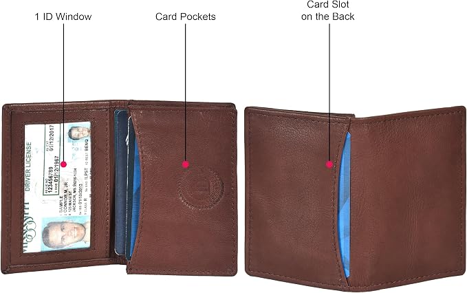LB LEATHERBOSS Business Card Holder